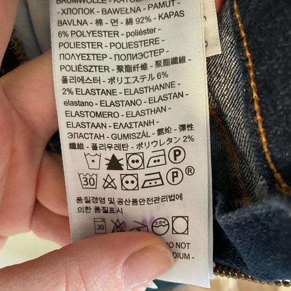 New with tags Levi’s Blue Denim Overalls - Picture 5 of 6